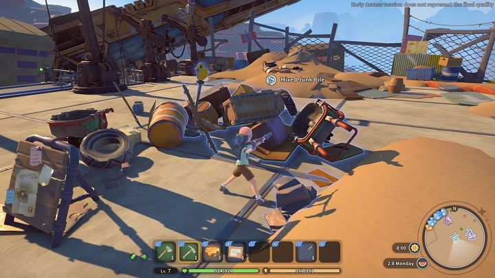 The last item needed to build a Crane Lift are Bearings - My Time at Sandrock: Picking Up the Slack - walkthrough - Main missions - My Time at Sandrock Guide, Walkthrough