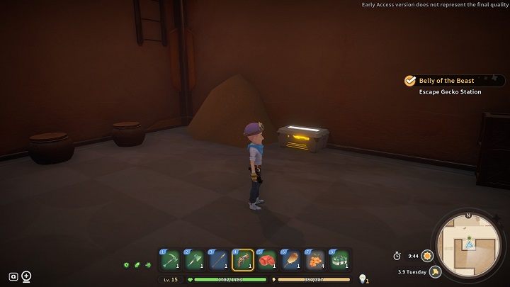 Inside you will find another treasure chest - My Time at Sandrock: Belly of the Beast - walkthrough - Main missions - My Time at Sandrock Guide, Walkthrough