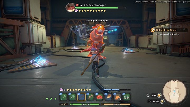 Now it's the time to fight the first major opponent - My Time at Sandrock: Belly of the Beast - walkthrough - Main missions - My Time at Sandrock Guide, Walkthrough