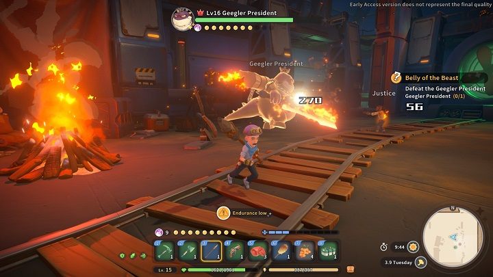 The time has come for the final boss fight - My Time at Sandrock: Belly of the Beast - walkthrough - Main missions - My Time at Sandrock Guide, Walkthrough