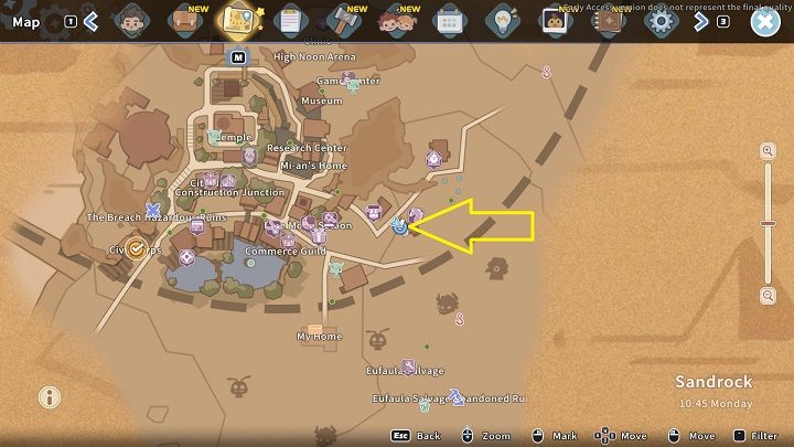 This quest is available after completing the Learning to Ride and Keeping Up With the Yakmels side quests - My Time at Sandrock: Ranch Part-time Work - walkthrough - Side missions - My Time at Sandrock Guide, Walkthrough