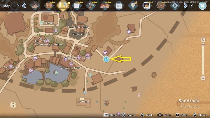 The first stop is Yakmel Ranch - My Time at Sandrock: Jasmine Co. Official Sandrock Tour - walkthrough - Side missions - My Time at Sandrock Guide, Walkthrough