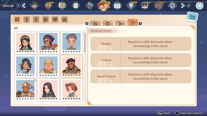 Eventually, you will develop relationships with all Sandrock residents, but it's worth spending more time with certain people to unlock better bonuses - My Time at Sandrock: Relationships and interactions - Basics - My Time at Sandrock Guide, Walkthrough