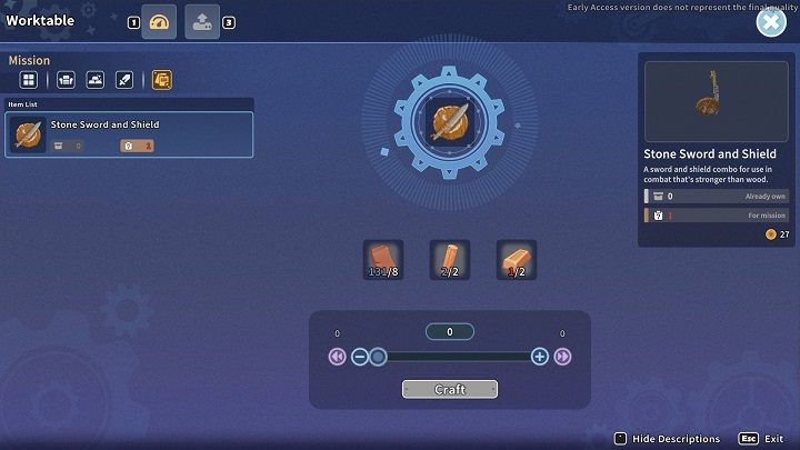 Head to the workshop and use the Worktable - My Time at Sandrock: Pedagogy Postponed - walkthrough - Side missions - My Time at Sandrock Guide, Walkthrough