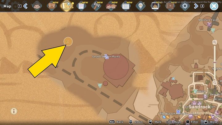 The next day head west of the city, near the Gecko Station Ruins - My Time at Sandrock: Sandapalooza - walkthrough - Main missions - My Time at Sandrock Guide, Walkthrough