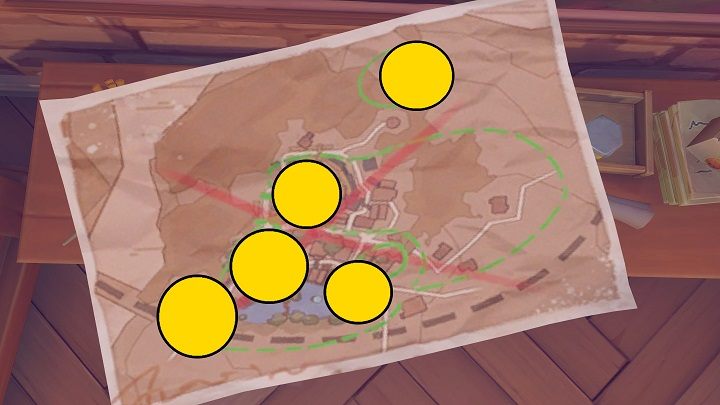 In the eastern room you'll find a Marked Map - My Time at Sandrock: Wheres Mi-an - walkthrough - Main missions - My Time at Sandrock Guide, Walkthrough