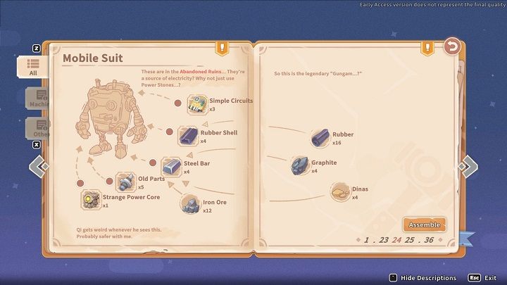 If you thoroughly explored the Paradise Lost during the previous task, you most likely found a lot of useful materials - My Time at Sandrock: Qis Gungam Opus - walkthrough - Main missions - My Time at Sandrock Guide, Walkthrough