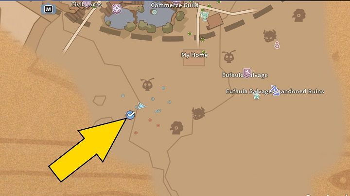 The next meeting will take place on the next day - My Time at Sandrock: Big Game Hunter - walkthrough, solution - Side missions - My Time at Sandrock Guide, Walkthrough