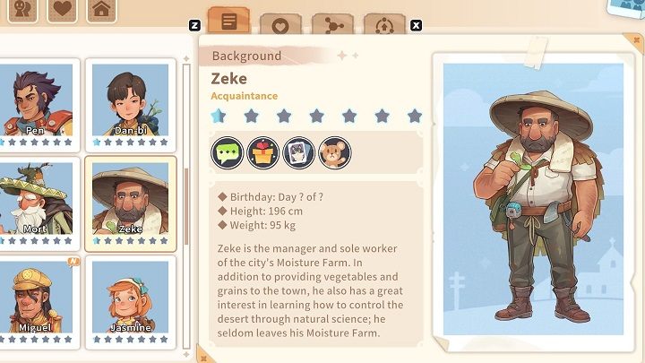 Zeke is Mort's adopted son - My Time at Sandrock: Characters and Romance - Basics - My Time at Sandrock Guide, Walkthrough