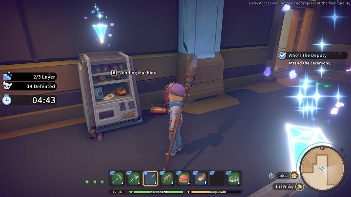 You can get Fluorite in 4 ways - My Time at Sandrock: raw materials - how to get them? - FAQ - My Time at Sandrock Guide, Walkthrough