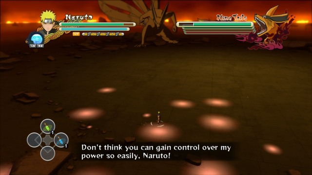 Beware of Kyuubi's distance attacks - Overcoming Harted - Boss fights - Naruto Shippuden: Ultimate Ninja Storm 3 - Game Guide and Walkthrough