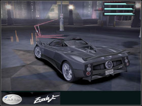 Beautiful limited car made in the Italian Pagani - Bonus cars - part 2 - CARS - Need for Speed Carbon - Game Guide and Walkthrough