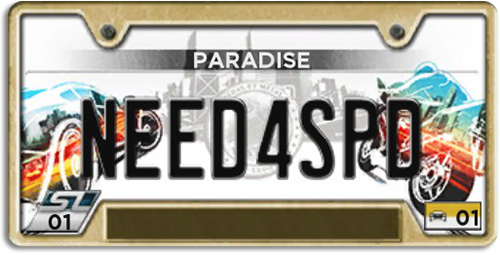 In return, you get a unique, gold-rimmed, number plate, to replace with the metal-rimmed one - Speed Levels - Getting promoted in the campaign mode - Need for Speed: Most Wanted (2012) - Game Guide and Walkthrough