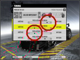 #1 - Changing car settings (tuning) - Basic Information: - Need For Speed: ProStreet - Game Guide and Walkthrough