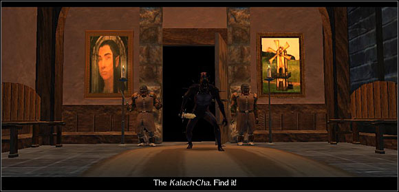 Near the entrance of the inn you'll see a dwarf named Khelgar being threatened by a few goons - Under Assault - West Harbor - Neverwinter Nights 2 - Game Guide and Walkthrough