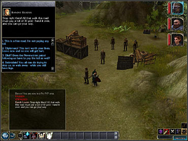 The same thing happens if you decide to go to Bandit Camp first. - Safer Travels / Fort Locke Investigation - Fort Locke - Neverwinter Nights 2 - Game Guide and Walkthrough