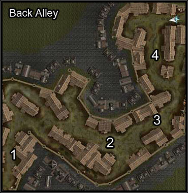 At the end (4) there's the weapon shipment and a numerous crew guarding it - City Watch - Neverwinter - Neverwinter Nights 2 - Game Guide and Walkthrough