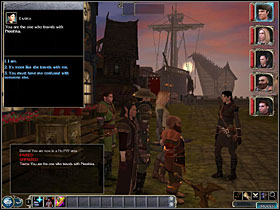 Two new characters will join your party now - Shandra, who's a constant party member from now on, and quite a powerful yet cynical mage named Sand, who you already know from the first act - Neverwinter - The trial - Neverwinter Nights 2 - Game Guide and Walkthrough