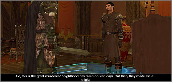 Visit Axle in the Merchant Quarter and talk to Sir Edmund - Neverwinter - The trial - Neverwinter Nights 2 - Game Guide and Walkthrough