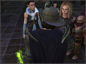 Defeat all the lesser demons and find the warlock, who's already killed Melia - Lord Tavorick's Shard - Tracing Aldanon - Neverwinter Nights 2 - Game Guide and Walkthrough