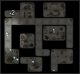 On the first level at (1) you'll meet a bugbear leader Ralidur - Riverguard Keep (A4) - Ritual of Purification - Neverwinter Nights 2 - Game Guide and Walkthrough