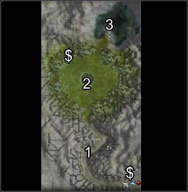 HINT: You'll find the last two ore deposits on this level ($) - Ancient Valley - Reform the Sword - Neverwinter Nights 2 - Game Guide and Walkthrough