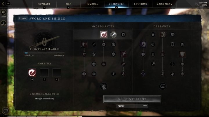 In turn, after reaching the next level of Weapon Mastery, you will unlock the ability point for that weapon type - New World: Weapon Mastery - how to develop? - FAQ - New World Guide