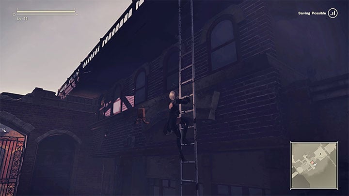 Start following the machine down one of the side paths in the Amusement Park - NieR Automata: Chapter 4 Route A - walkthrough - Route A - NieR Automata Guide