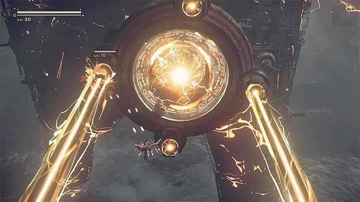 You will receive an objective to destroy another EMP generator on the back of a colossus - NieR Automata: Chapter 7, Route A - walkthrough - Route A - NieR Automata Guide