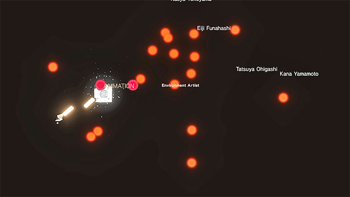 There will be fights during the end credits similar to the hacking mini-game - you have to destroy enemies by controlling the arrow and avoid taking damage at the same time - Nier Automata: Route C and Route D endings - walkthrough - Route C & D - NieR Automata Guide