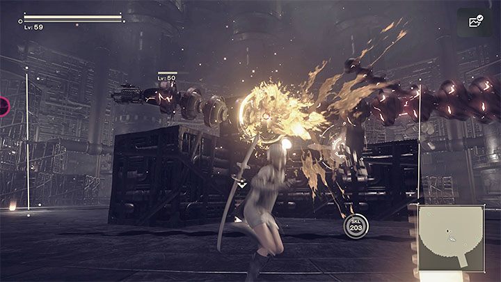 On the new floor, another fight will begin - Nier Automata: Chapter 16, 9S and A2 - Route C, D - walkthrough - Route C & D - NieR Automata Guide