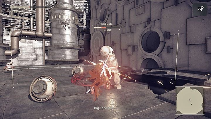 You will engage this fight as A2 - Nier Automata: Chapter 16, 9S and A2 - Route C, D - walkthrough - Route C & D - NieR Automata Guide