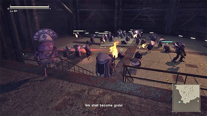 A good way to quickly charge the elimination counter is also to use those quests that force the control of the machines - Nier Automata: Trophies/Achievements - Appendix - NieR Automata Guide