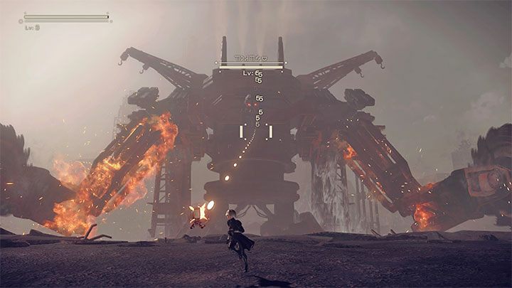 Goliath is the prologue's main boss - NieR Automata: Chapter 1, Route A - walkthrough - Route A - NieR Automata Guide