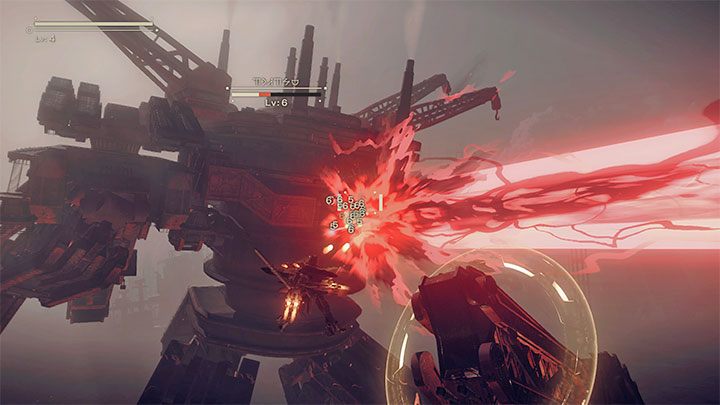 The boss will lose one of his limbs and you can use it to weaken him effectively (press the melee button) - NieR Automata: Chapter 1, Route A - walkthrough - Route A - NieR Automata Guide