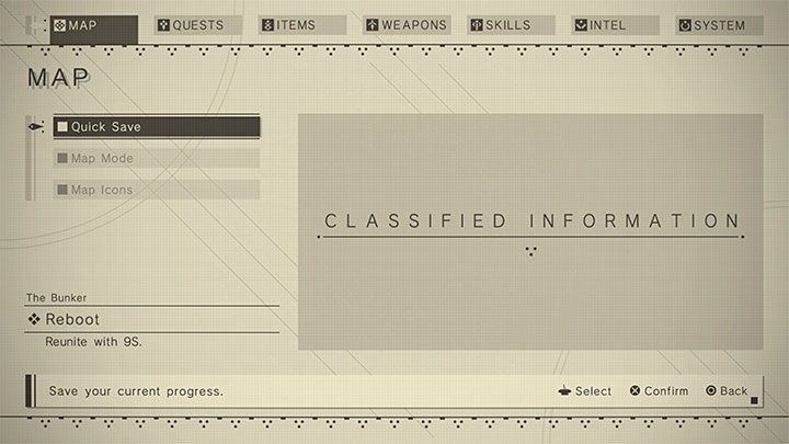 After you regain control of 2B, save the game for the first time - NieR Automata: Chapter 1, Route A - walkthrough - Route A - NieR Automata Guide