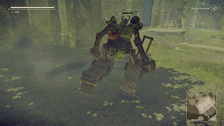 Thanks to the aforementioned 9S's hacking, you can also use the remote control option on selected machines - Remote Control - NieR Automata: Playable characters - Basics - NieR Automata Guide