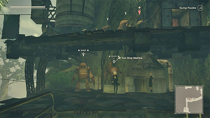 The Tool Shop Machine is a machine that appears in the Machine Village from the start, i - NieR Automata: List of traders - Summaries - NieR Automata Guide