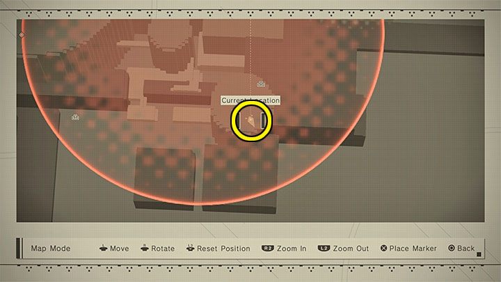 11B's corpse can be found in the place from the above images - NieR Automata: Bunker - walkthrough, side missions - Side missions - NieR Automata Guide