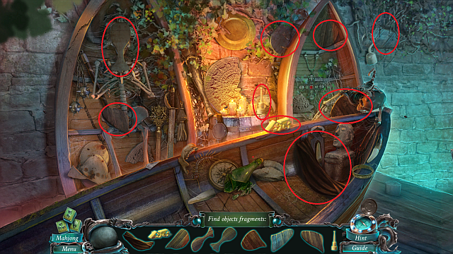 Find all of the marked items - Hidden Items | Puzzles - Puzzles - Nightmares from the Deep: The Sirens Call Game Guide & Walkthrough