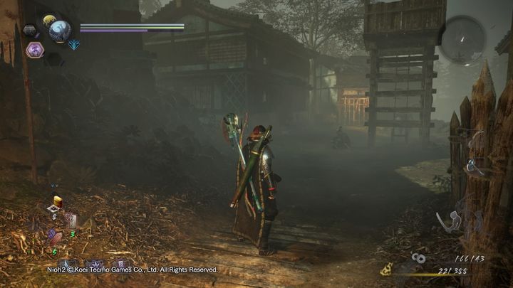 A hot spring is right of the watchtower - use it to restore health - NiOh 2: The Two Faces of Hospitality walkthrough - Main missions - NiOh 2 Guide