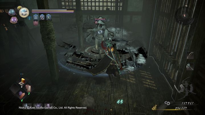 Go back to where the second watchtower was and go straight down - NiOh 2: The Two Faces of Hospitality walkthrough - Main missions - NiOh 2 Guide