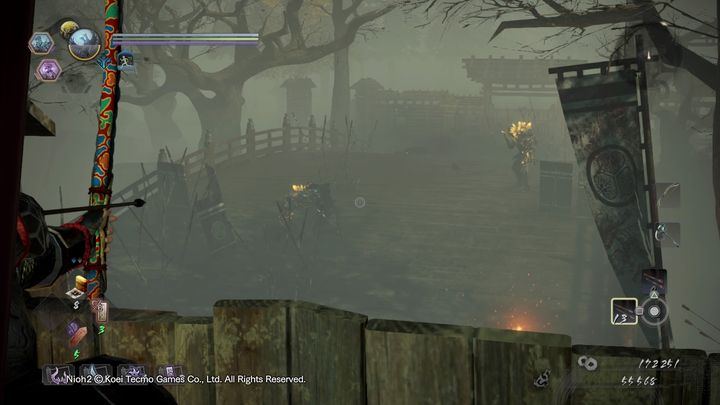 The bridge serves as an arena where you will encounter increasingly more powerful opponents - NiOh 2: The Two Faces of Hospitality walkthrough - Main missions - NiOh 2 Guide