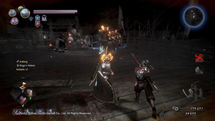 The last wave has Yoki, Mitsume Yazura, and Yokai Realm appearing on the entire bridge - NiOh 2: The Two Faces of Hospitality walkthrough - Main missions - NiOh 2 Guide