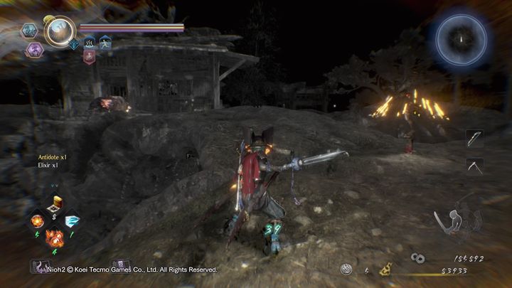 This enemy doesnt have a lot of health, but it does a lot of damage - The Mysterious One Night Castle | NiOh 2 Walkthrough - Main missions - NiOh 2 Guide