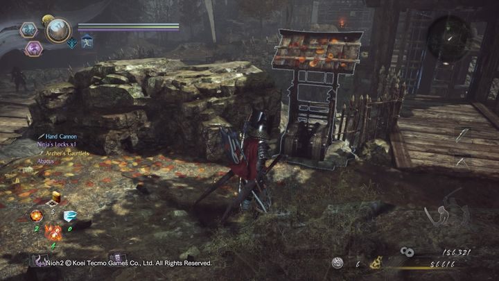 Another gateway is behind the building - The Mysterious One Night Castle | NiOh 2 Walkthrough - Main missions - NiOh 2 Guide