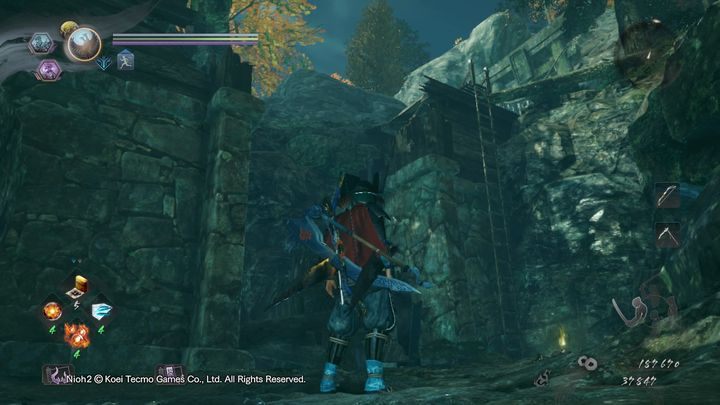 Go up the ladder - The Mysterious One Night Castle | NiOh 2 Walkthrough - Main missions - NiOh 2 Guide