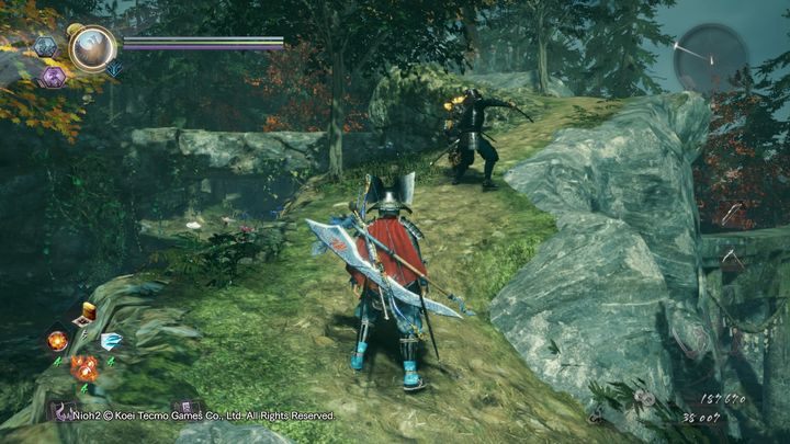 Defeat the Yokai soldier and climb to the top - The Mysterious One Night Castle | NiOh 2 Walkthrough - Main missions - NiOh 2 Guide