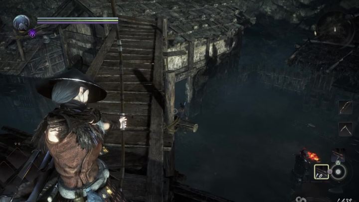 Going further, you will encounter another bridge - NiOh 2: The Village of Cursed Blossoms walkthrough - Main missions - NiOh 2 Guide