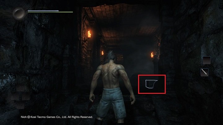The way forward leads to the upper levels of the prison - The Man with the Guardian Spirit | Main missions | NiOh - Main missions - NiOh Game Guide